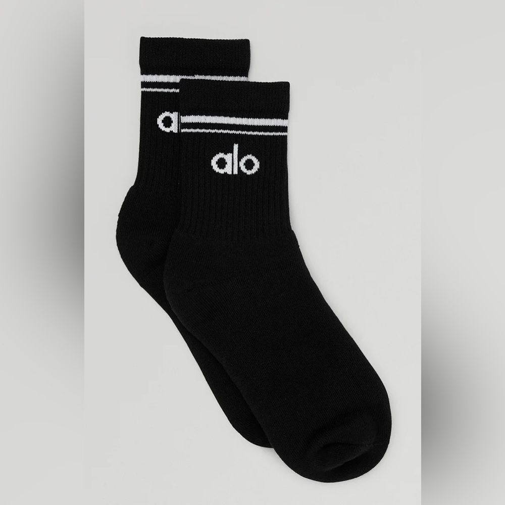 ALO Yoga Half Crew Socks - Picture 2 of 2
